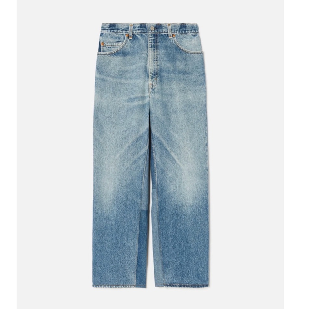 Re/Done Levi 90’s crop low slung indigo jeans